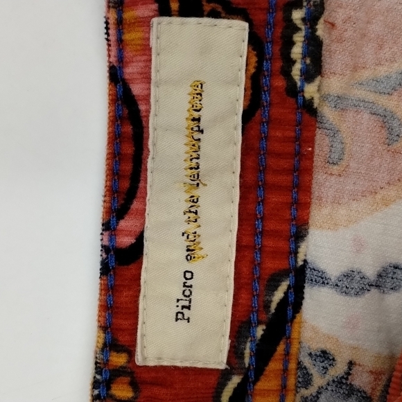 Anthropologie Pilcro & The Letterpress pants floral corduroy Size 25 Skinny - Picture 6 of 11